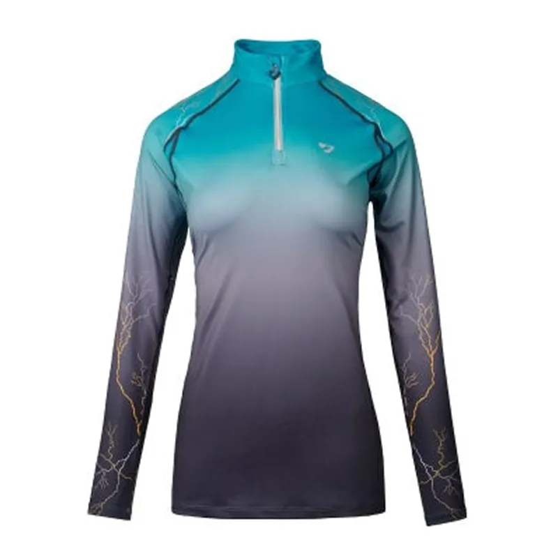 Aubrion Hyde Park Ladies Cross Country Shirt - Teal Lightning